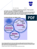 Facundo Fernandez - TP 2 - 1A - Actividades Características de Los Seres Vivos