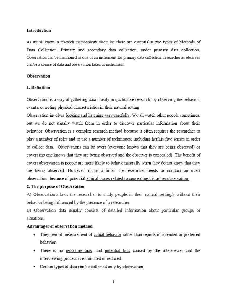 Classroom Observation Techniques Pdf Observation Methodology