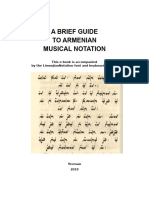 A Brief Guide To Armenian Musical Notati