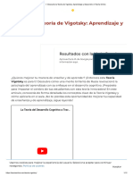 Descubre La Teoría de Vigotsky - Aprendizaje y Desarrollo Teoría Online
