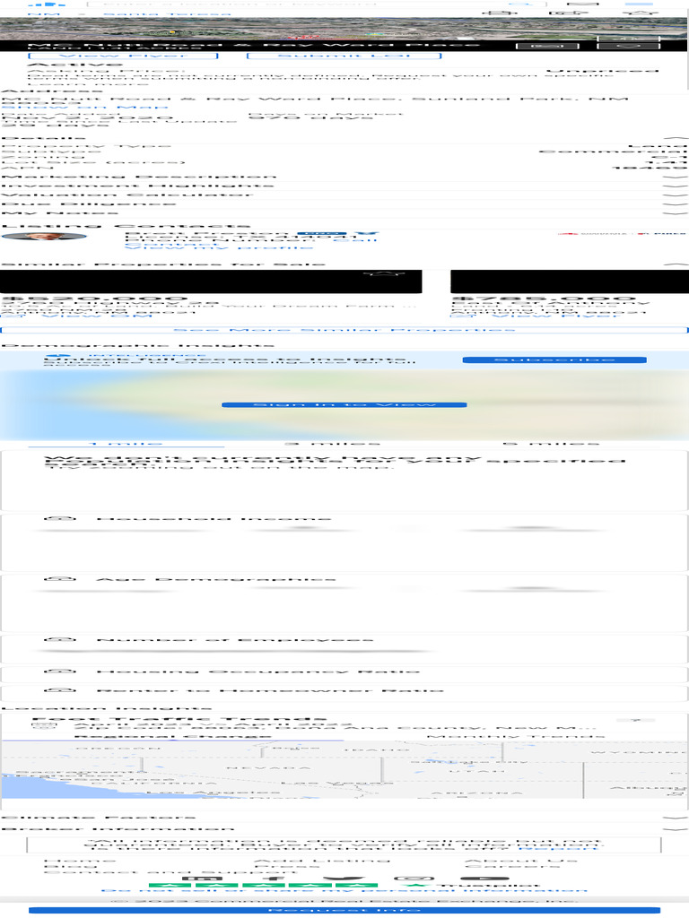 MC Nutt Road & Ray Ward Place, Sunland Park, NM 88063 Land For Sale