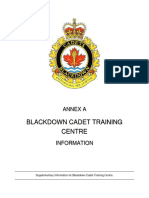 2 - Cadet Training Centre (CTC) Joining Instructions - Annex A Blackdown