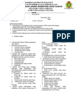 Soal Pjok Kelas Xi Sma Pgri 1 SMSTR Ganjil 2022