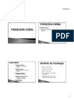 Fisiologia Geral-molecular - Primeira Aula Pp