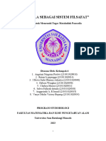 Tugas Makalah PANCASILA SEBAGAI SISTEM FILSAFAT Kelompok 6