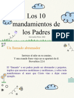 10 Mandamientos de Los Padres