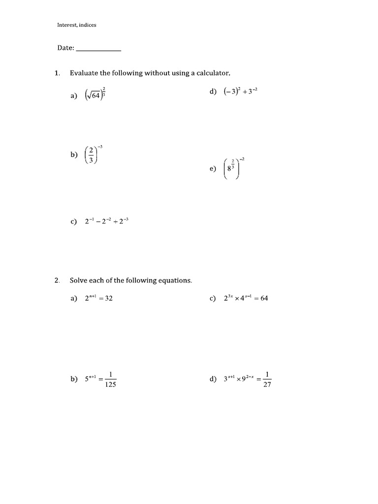 Math Form 4 | PDF