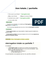 Phrase Totale - Partielle