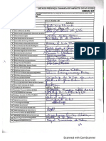 Lista de Presença Oficina 4