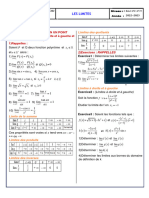 1cours 2pc SVT Limites