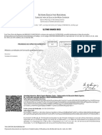 Certificado Secundaria MAGS