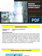 Briefing Praktikum K3 Patient Safety