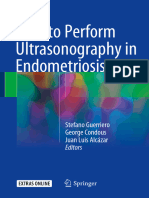 How To Perform Ultrasonography in Endometriosis 2018