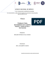 Trabajo Final Fisica Movimiento de Cuarpo Rigido