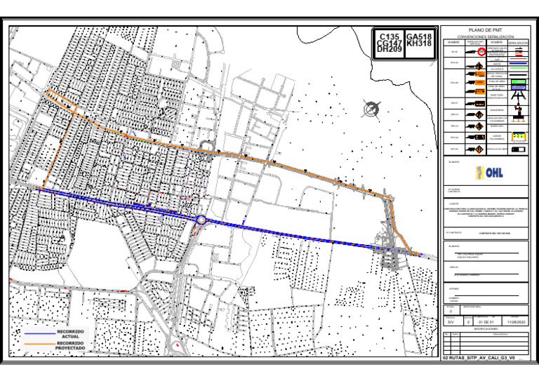 02 Rutas Sitp Av Cali g3 v0-01 de 01 | PDF | Transporte público | Bogotá
