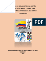 Cartilla de Seguimiento A La Gestión Presupuestal Parte 1 Estructura Administrativa y Financiera Del Estado Colombiano