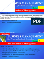 Business Management: The Evolution of Management