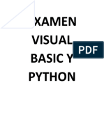 Examen Visual Basic y Python