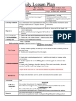 Lesson Plan Year 5 Module 1