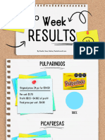 1º Week Results