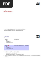 Inheritance: © University of Linz, Institute For System Software, 2004 Published Under The Microsoft Curriculum License