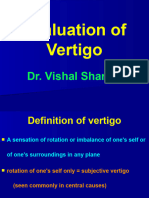 Evaluation of Vertigo - Short Version