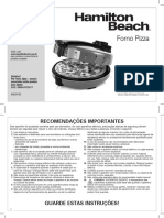 Forno Pizza: Cuidado: Leia O Manual Do Operador Antes de Usar