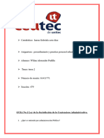 Guia No.1 Ley de La Jurisdicción de Lo Contencioso Administrativo.