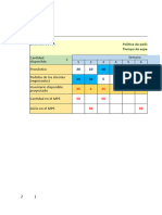 Plan Maestro de Producción - Ejercicios