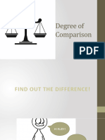 Degree of Comparison