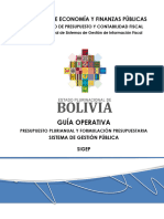 Guía Operativa: Ministerio de Economía Y Finanzas Públicas