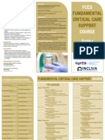 Tríptico FCCS Course Enfermería2