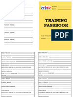 Training Passbook