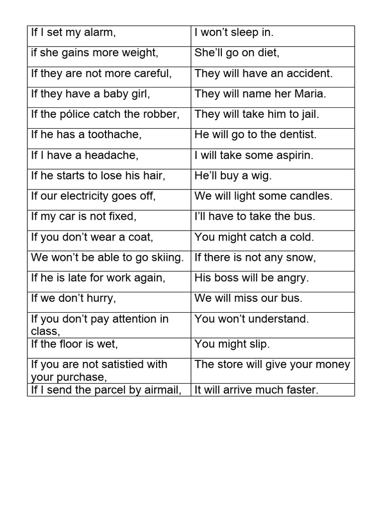 Puzzle Conditional 1 | PDF