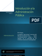 Introducción A La Administración Pública