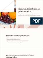 Importancia Das Frutas Na Piramide Etaria