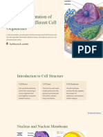 Detailed Presentation of Cell and The Different Cell Organelles