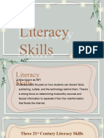 Literacy Skills