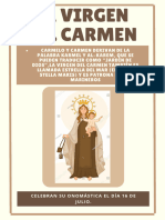 16 de Julio. Virgen Del Carmen
