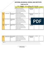 Reading Planing Class 2-5 May