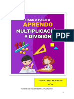 Cuadernillo de Multiplicación y División