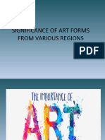 Significance of Art Forms From Various Regions