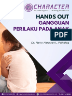 CRT Hands Out - Gangguan Perilaku Pada Anak