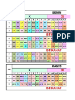 Jadwal Terbaru 25 Agustus