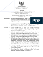 Peraturan Gubernur Aceh Nomor 110 Tahun 2016 Tentang Kedudukan, Satuan Organisasi, Tugas, Fungsi Dan Tata Kerja Dinas Perumahan Rakyat Dan Kawasan Pemukiman Aceh