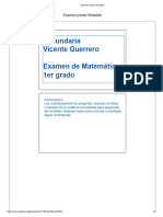 Examen Primer Trimestre Ejercicios