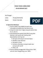 Juknis Debat 2023