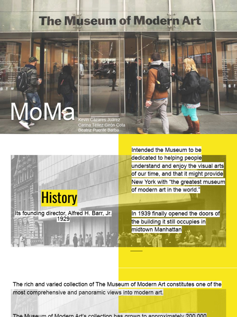 MoMA: A Hub of Modern Art Masterpieces | PDF | Social Science | Art