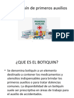 EL Botiquín de Primeros Auxilios Presentacion