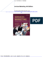 Test Bank For Services Marketing 6th Edition Zeithaml